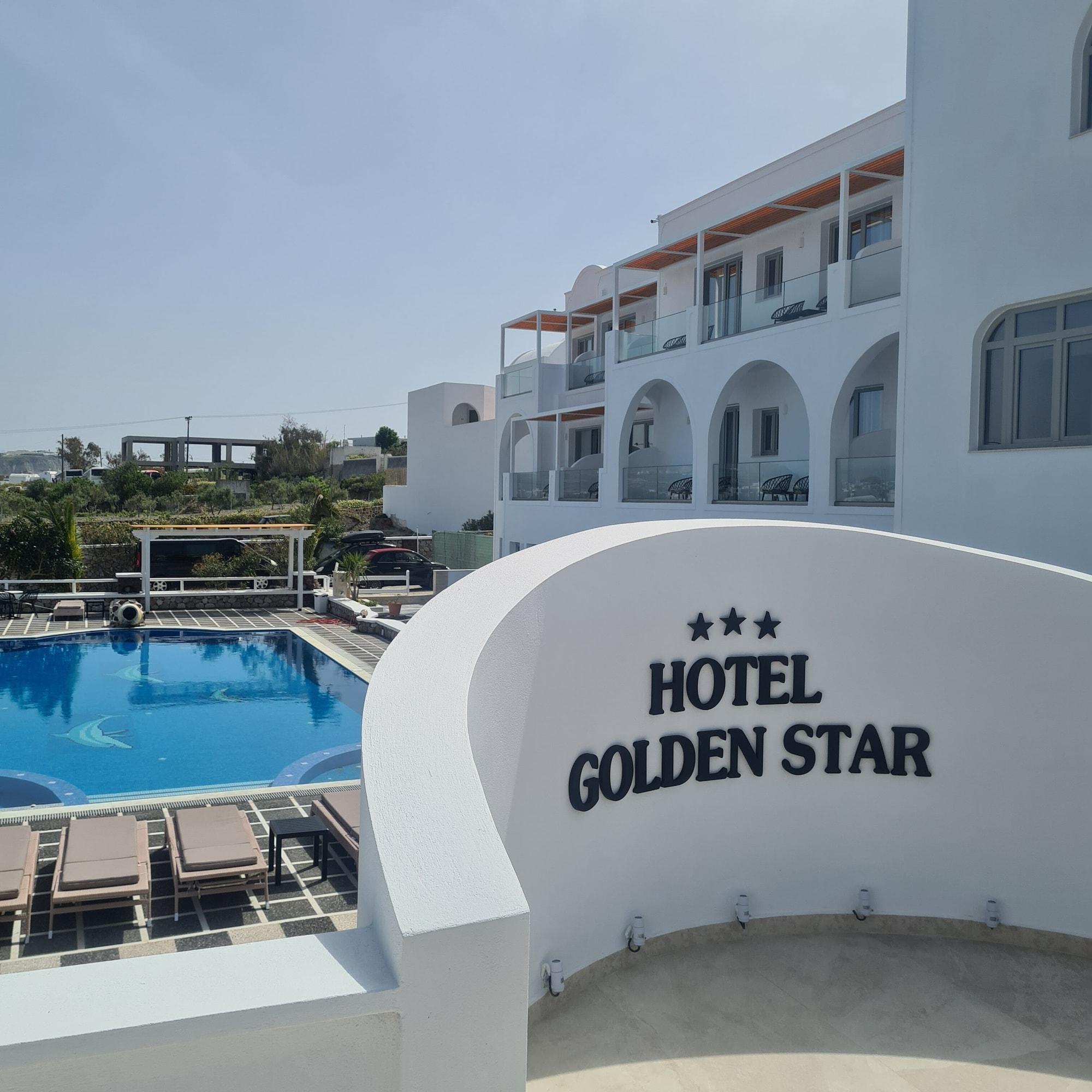 Golden Star Hotell Fira  Exteriör bild